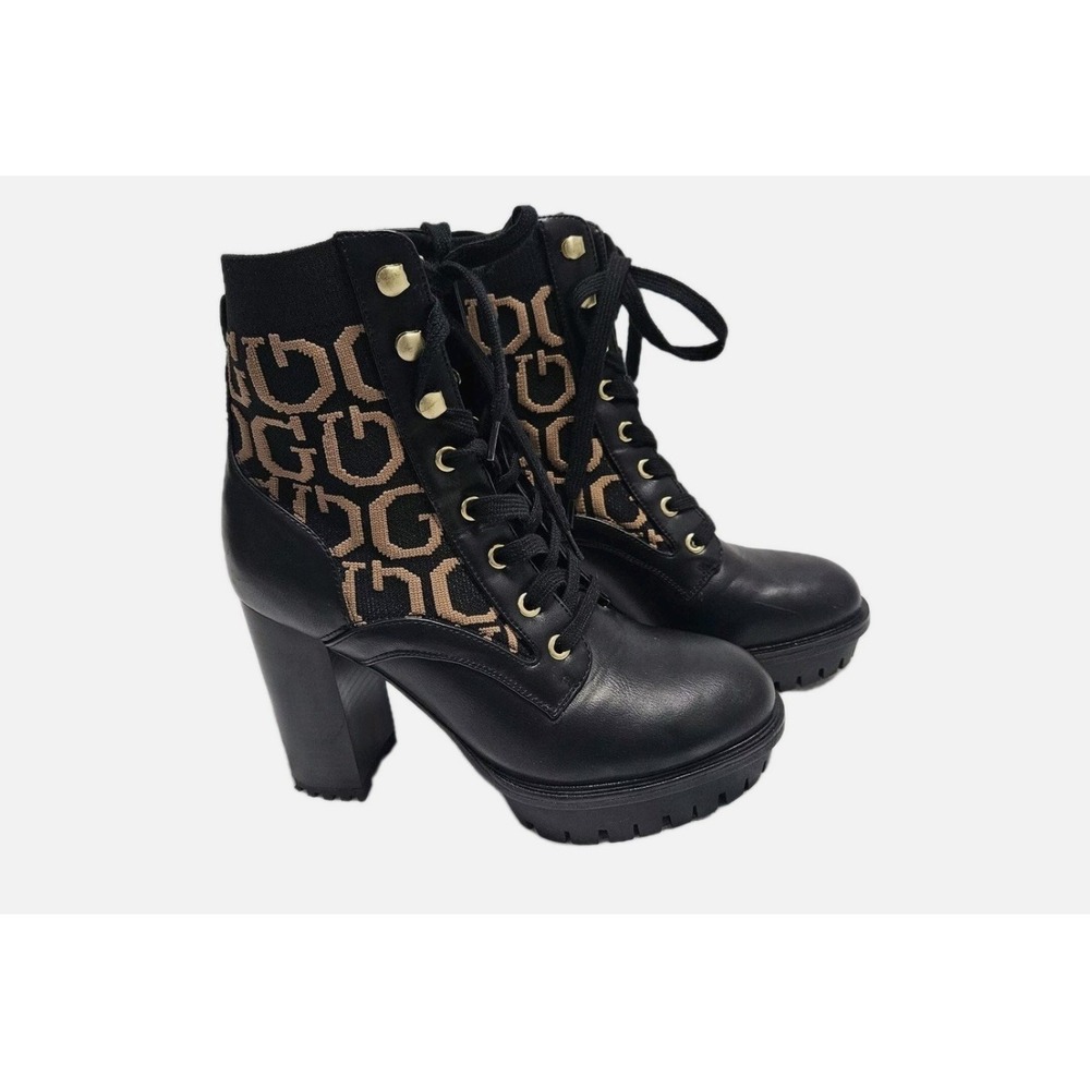 GUESS Grows-R Platform Chunky Ankle‎ Boots Womens 6 1/2